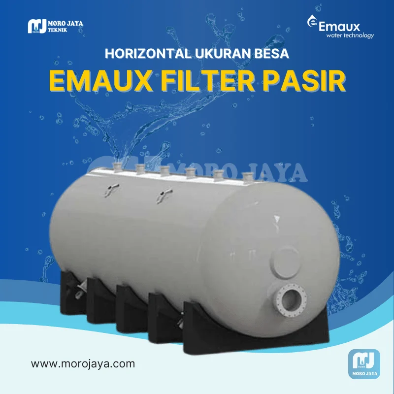 Foto produk Emaux Filter Pasir Horizontal - Moro Jaya Teknik